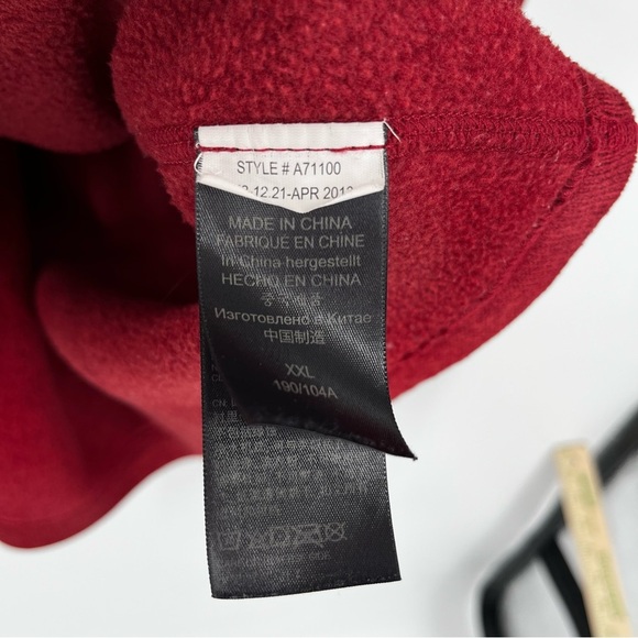 MARMOT Dropline Sweater Dark Red Pullover Fleece XXL Outdoor Active Gorpcore - Picture 4 of 10